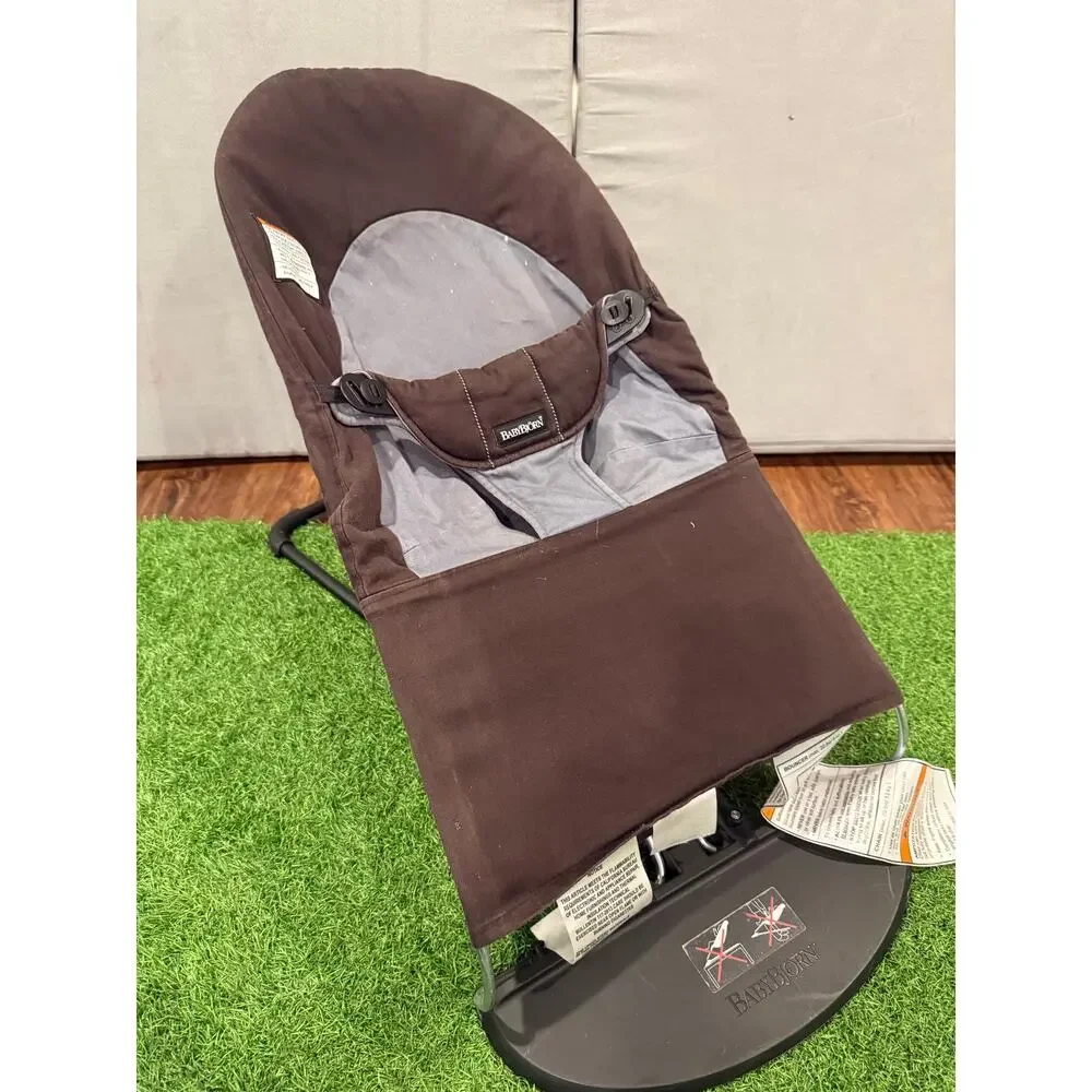 BabyBjörn Brown Infant Bouncer - Cozy Baby Seat